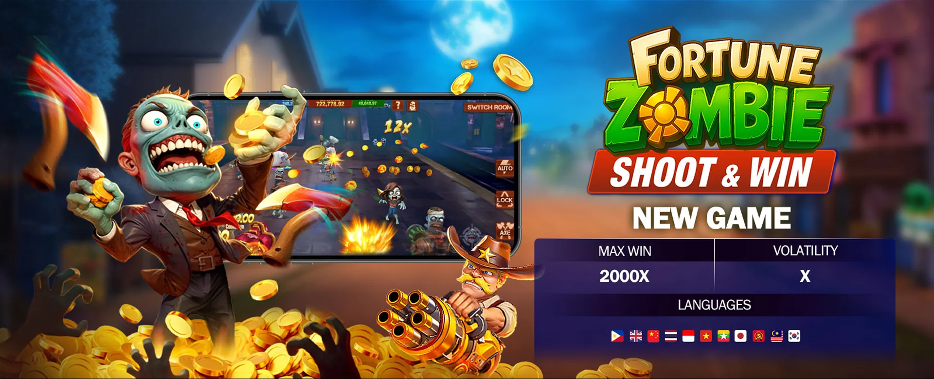 Golden confetti bursting, inviting players to join ph33 com login